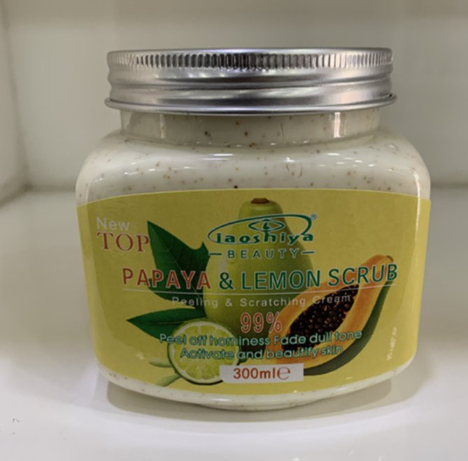 Customized Different Flavor Snail Scrub with Deep Cleansing, Scars, Wrinkles, Exfoliate and Moisturize Skin