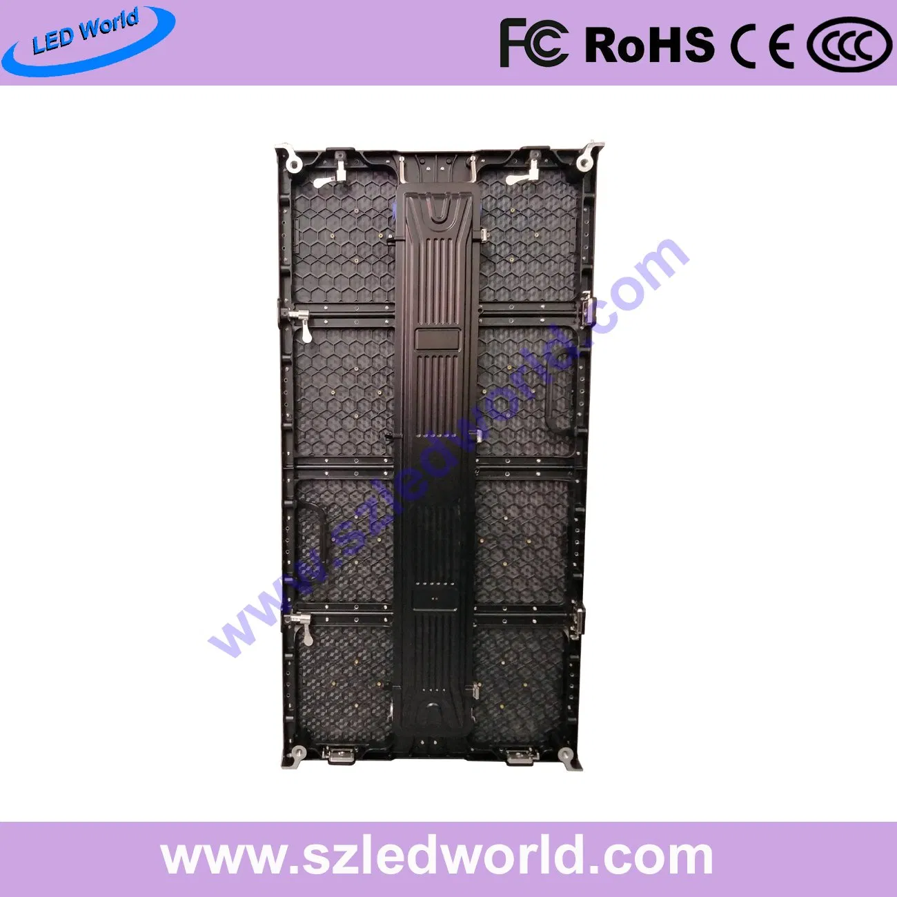 P3.91 P4.81 P5.95 P6.25 Rental Full Color Indoor / Outdoor LED Video Wall with 500X1000mm Die-Casting Cabinets