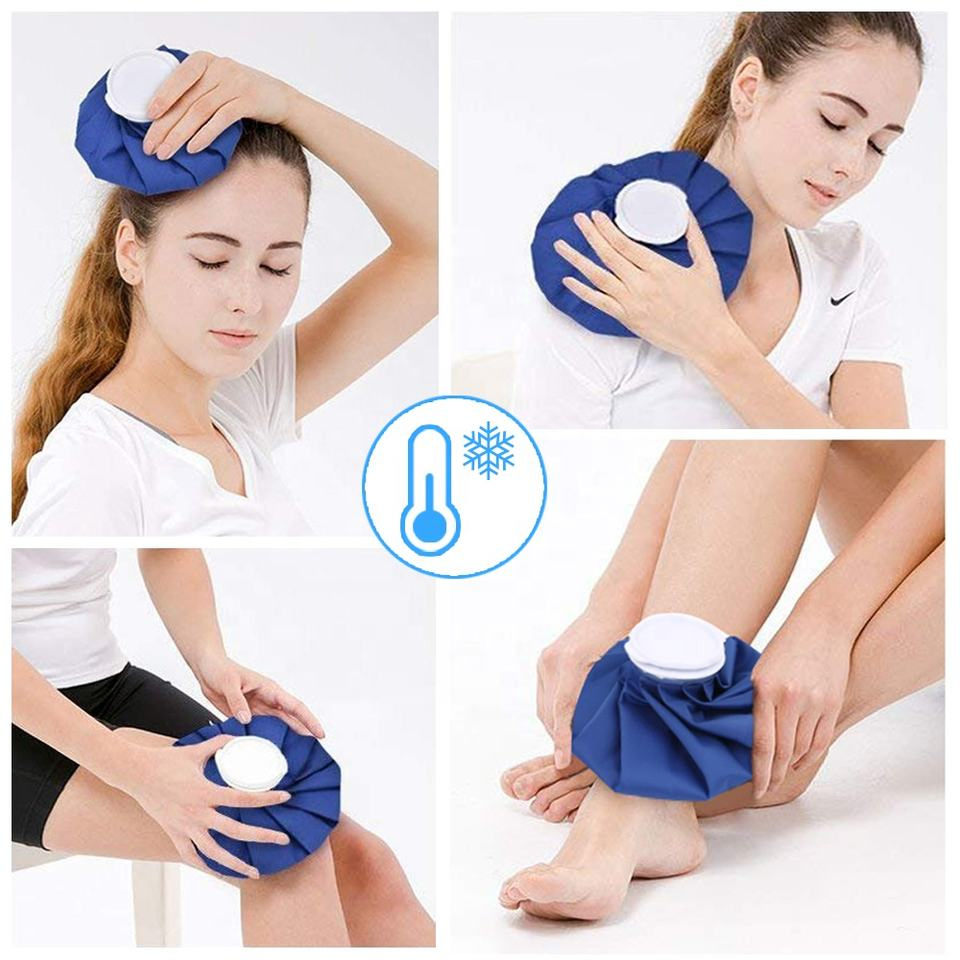 Hot Cold 100% Waterproof Fabric Adult Kid Pain Relief Round Ice Bags