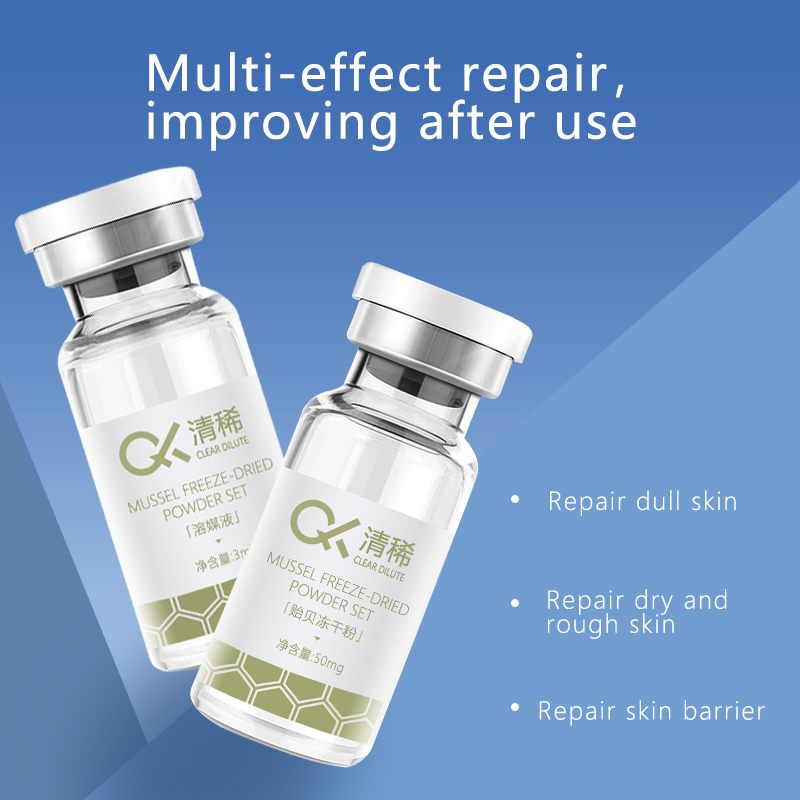 Skincare Repair, Moisturize, Improve Roughness Freeze-Dried Mussel Powder Set