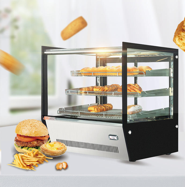 Reliable Commercial Desktop Food Display Insulation Heating Cabinet Tool