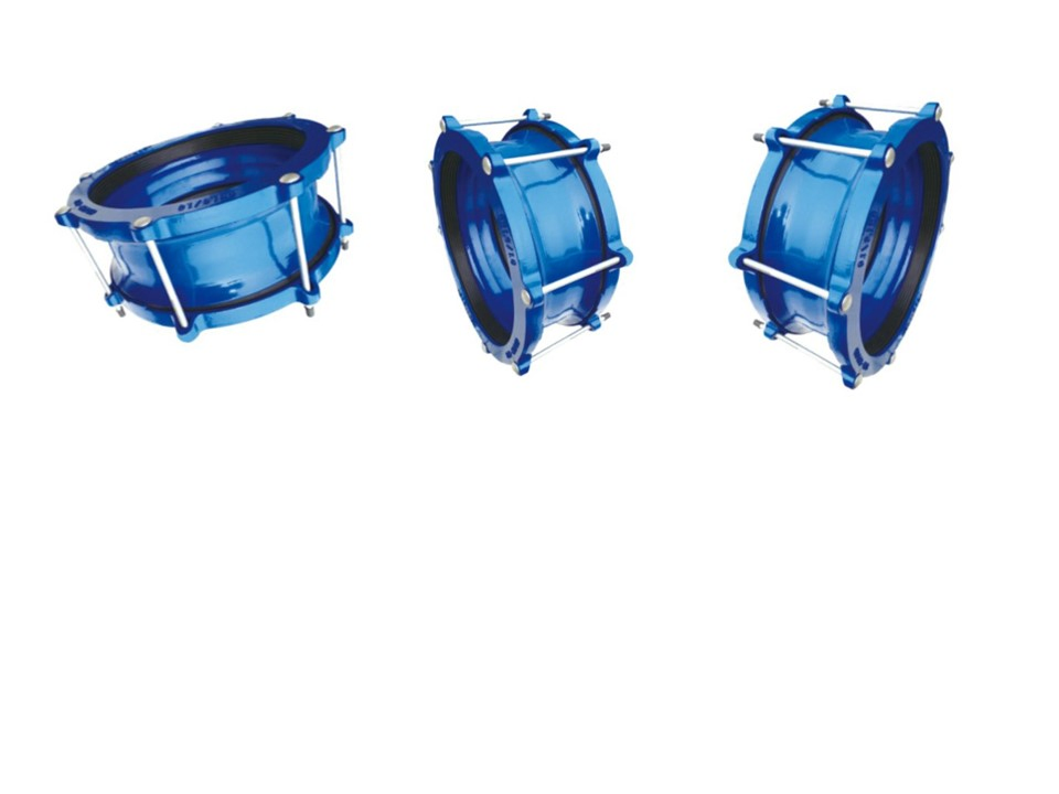 DIN BS Jrs DN250 10" Universal Wide Range Flexible Ductile Iron Straight Coupling