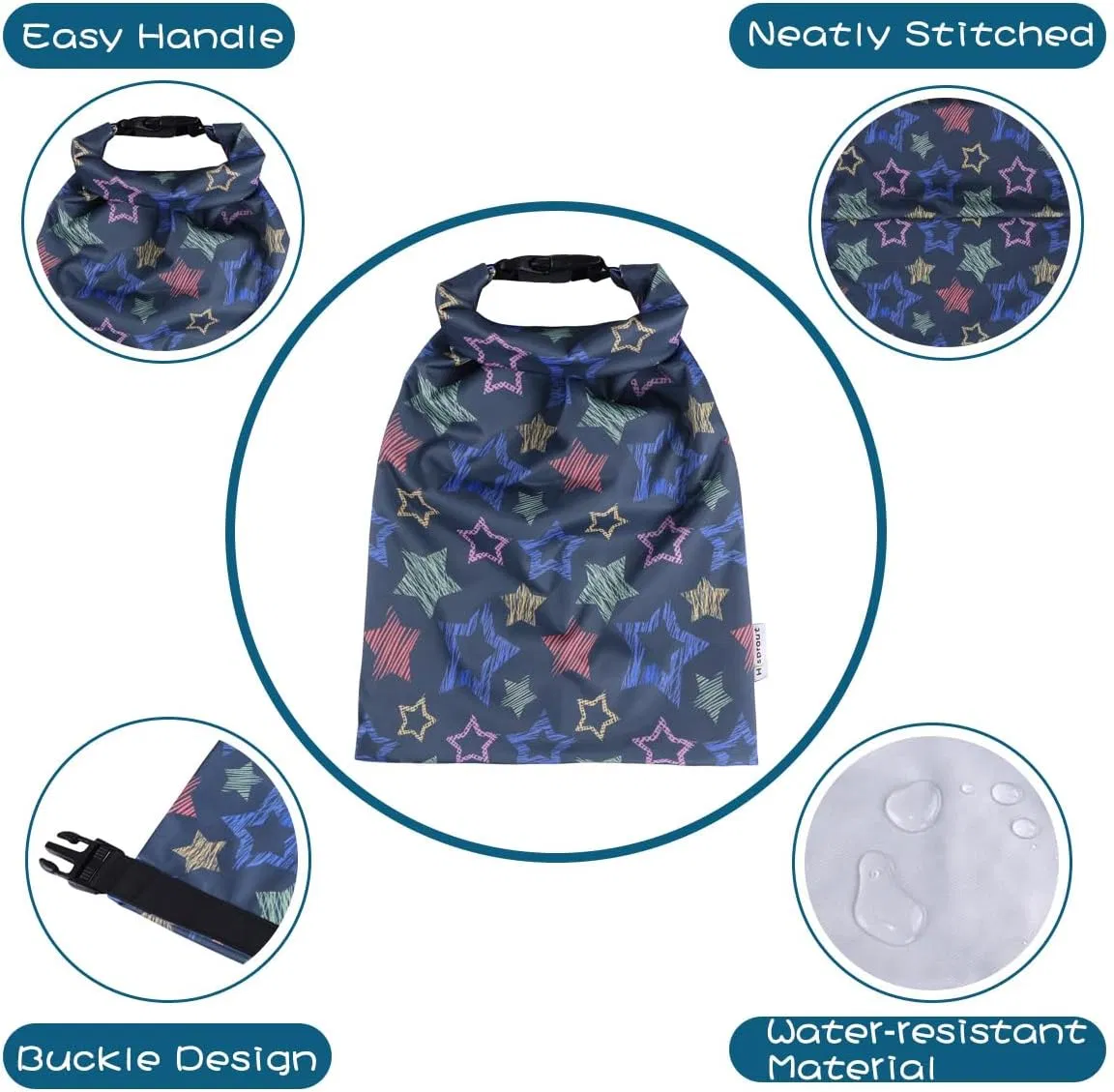 Custom Easy to Carry Wet Diaper Bags Cloth Diaper Bag