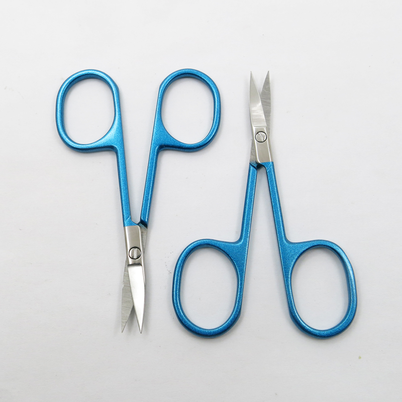 High Quality Beauty Scissors with Stainless Steel for Eyebrow Hair Trimming Beauty Makeup Scissors
