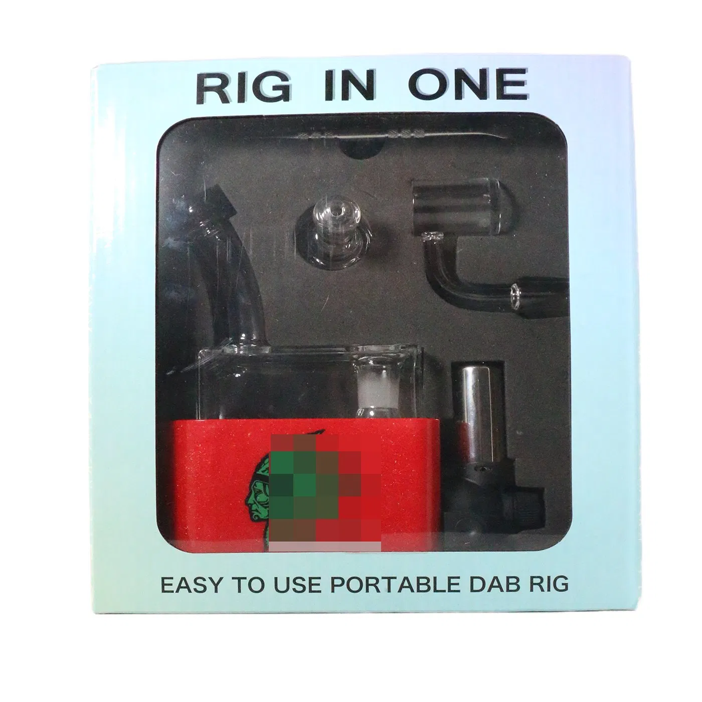 Match Lighter Smoking Set DAB Rig Set with Lighter Glass Water Pipe Set Kit