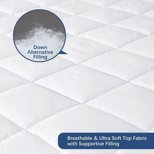 Ultrasonic Quilting Comfortabel Hot Wholesale Microfiber Waterproof Mattress Protector