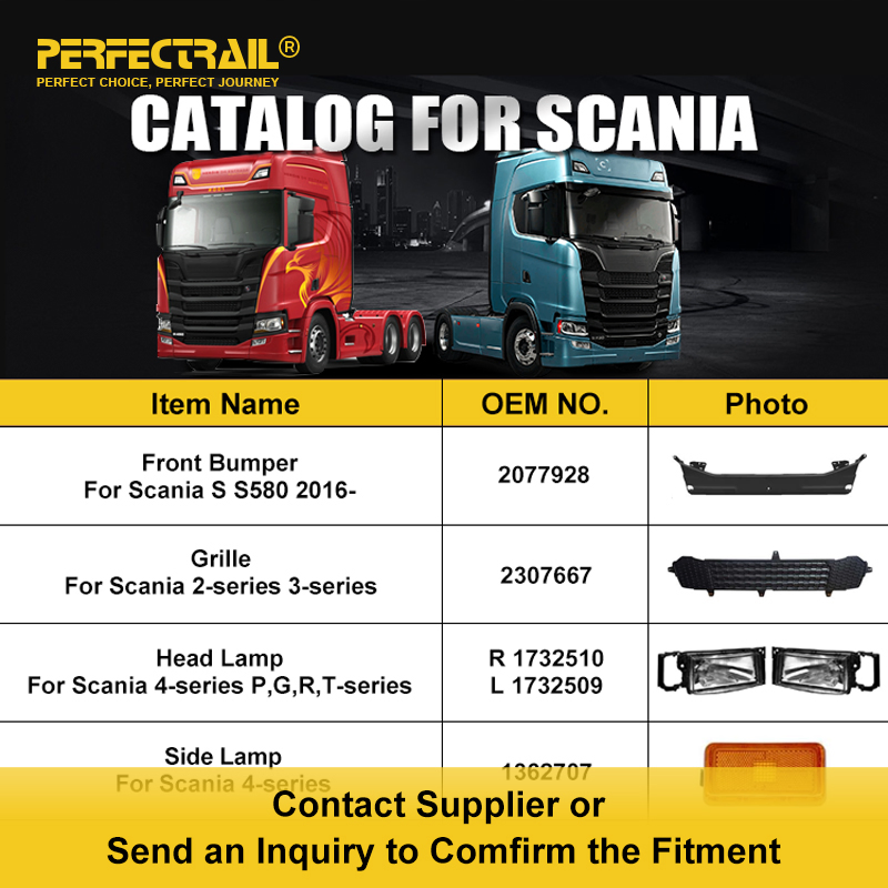 PERFECTRAIL Автозапчасти для грузовиков и автобусов Scania серий 2, 3, 4, K, N, PG, R, T, двигатели D11, D14, DC11, DC12, DC16
