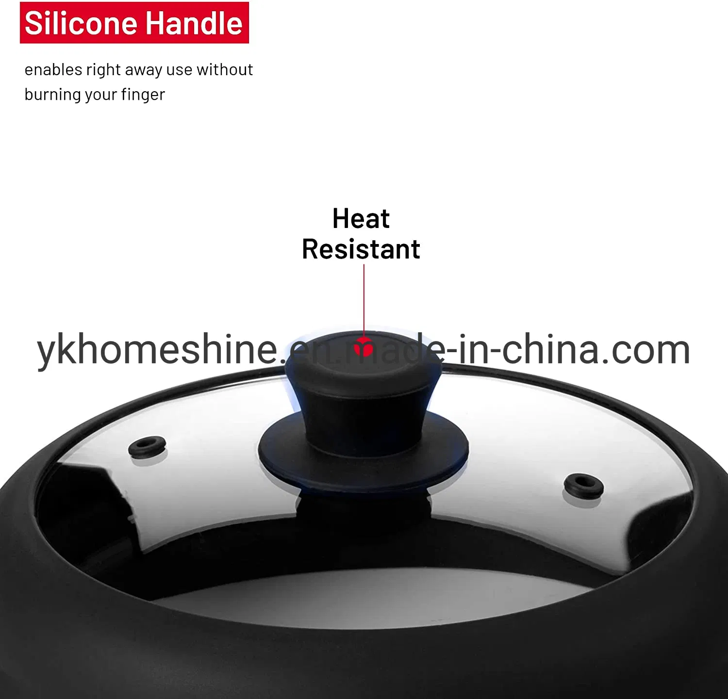 Крышка-брызговик для микроволновки из силикона и стекла