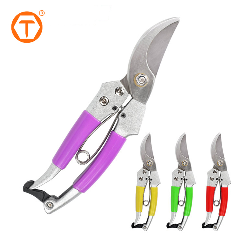 65mn Hand Plant Trimmer Alloy Manual Pruning Shear Cutter Garden Scissors Secateurs for Pruning