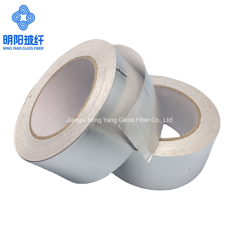 0.25mm 220g Aluminum Foil Laminated Fiberglass Cloth Tape in Roll