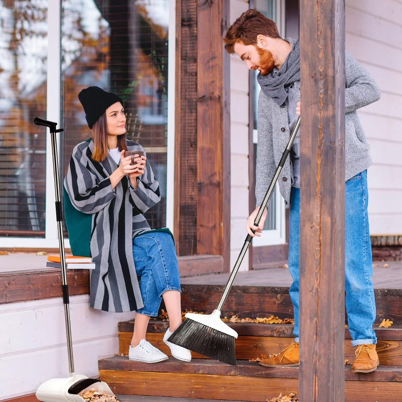 Promotional Factory Price Premium Long Handled Broom Dustpan Set Cleaning Kitchen Accessories