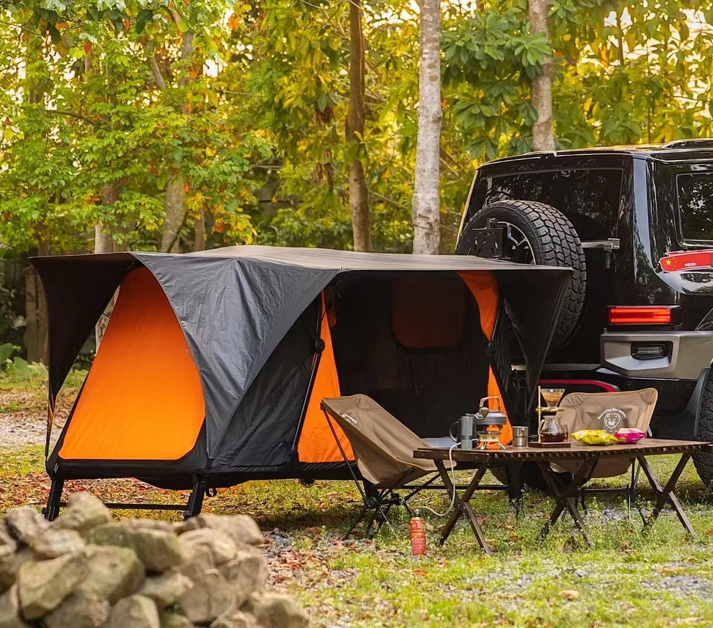 Палатка-прицеп для внедорожного кемпинга
