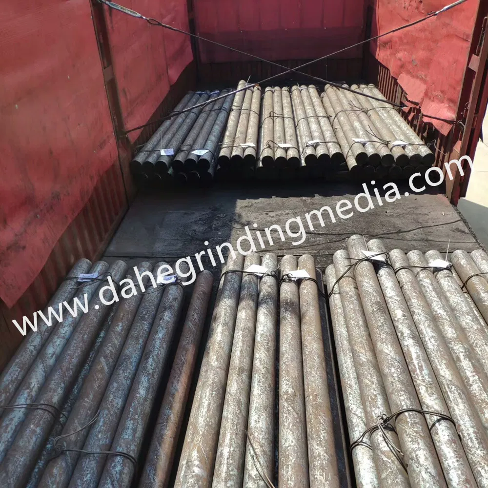 Supply Grinding Steel Rod used in Rod Mill for Metal Mines