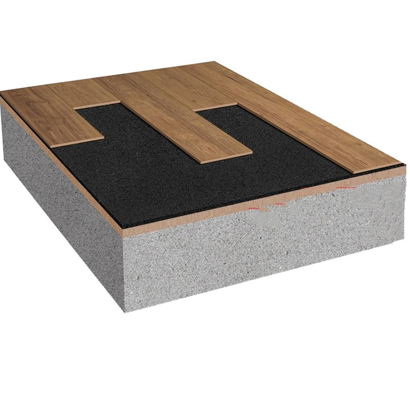 Rr700 High Performance Against Impact Noise Soundproofing Underlay SBR Rubber Mat