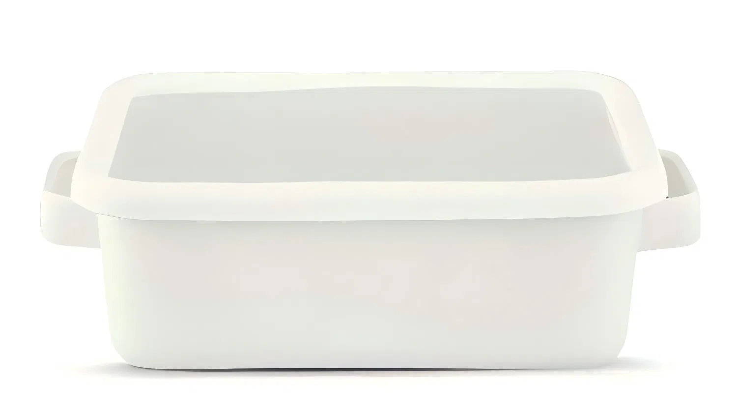 2.5L Enamel Baking Roaster Non-Stick Roasting Pan Oven Safe Cookware for Home and Restaurant Use