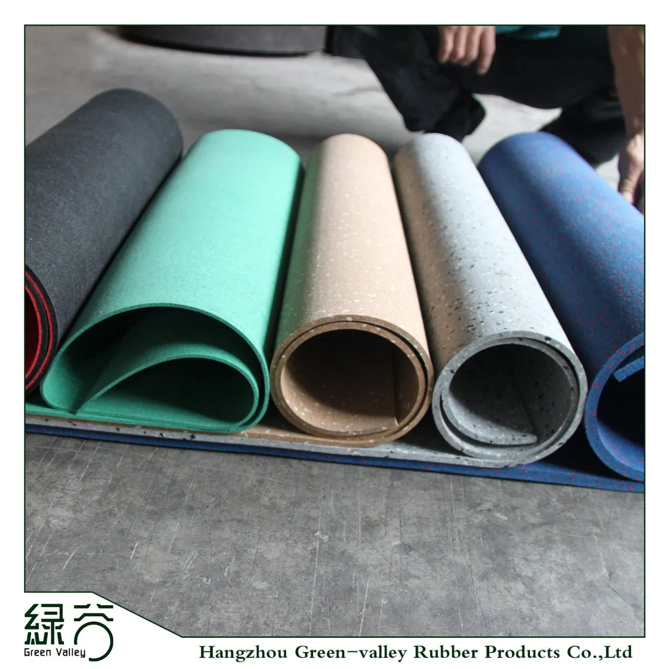 EPDM Fitness Rubber Flooring Rolls/Gym Interlocking Rubber Tiles/Sports Rubber Mat