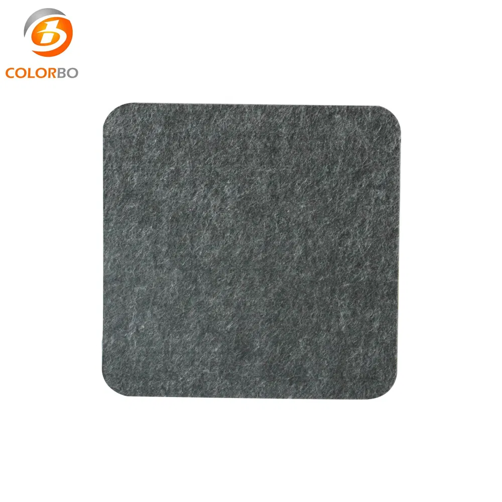 CBB37 African Grey Decorative Resilient Sound Isolation Clip Material 12MM Acoustic Panel