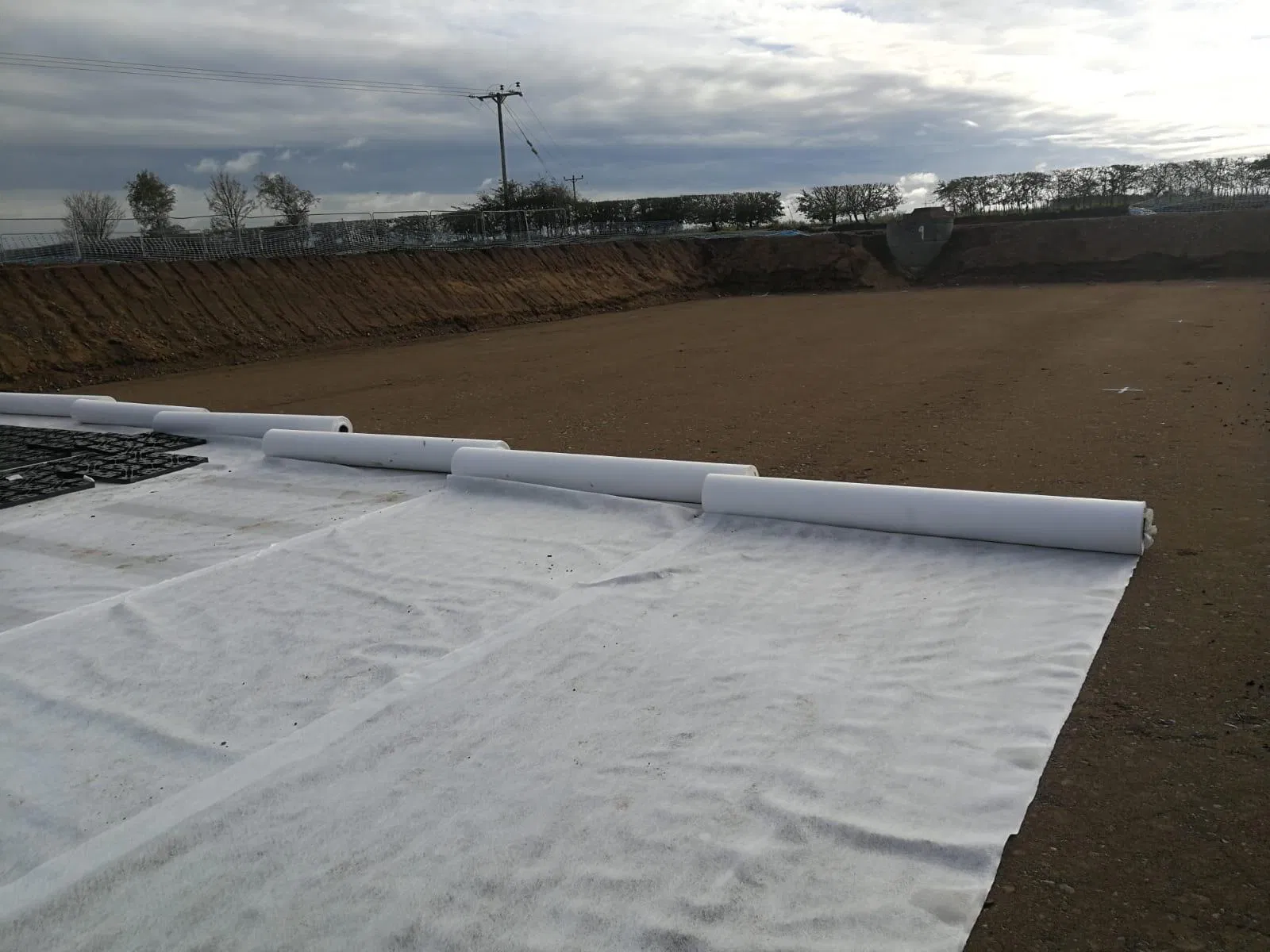 Pet (polyester) or PP (polypropylene) by Nonwoven Needle Punched Geotextile 100-800g