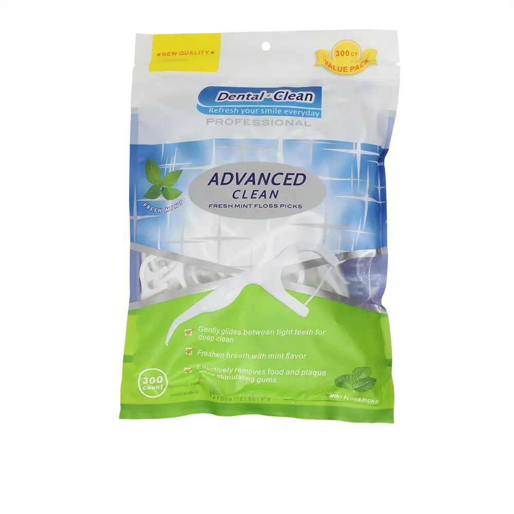 Af-118-1 OEM Private Label Floss Picks/Floss-Picks/Dental Flosses/Toothpicks with Customized Handle, Floss and Package