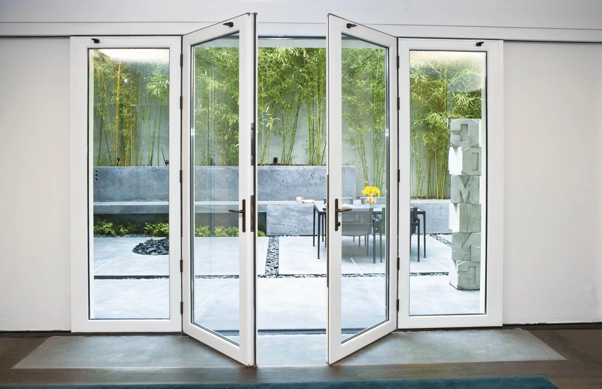 Residential Automatic / Manual Swing Glass Door Floor Spring Swing Door
