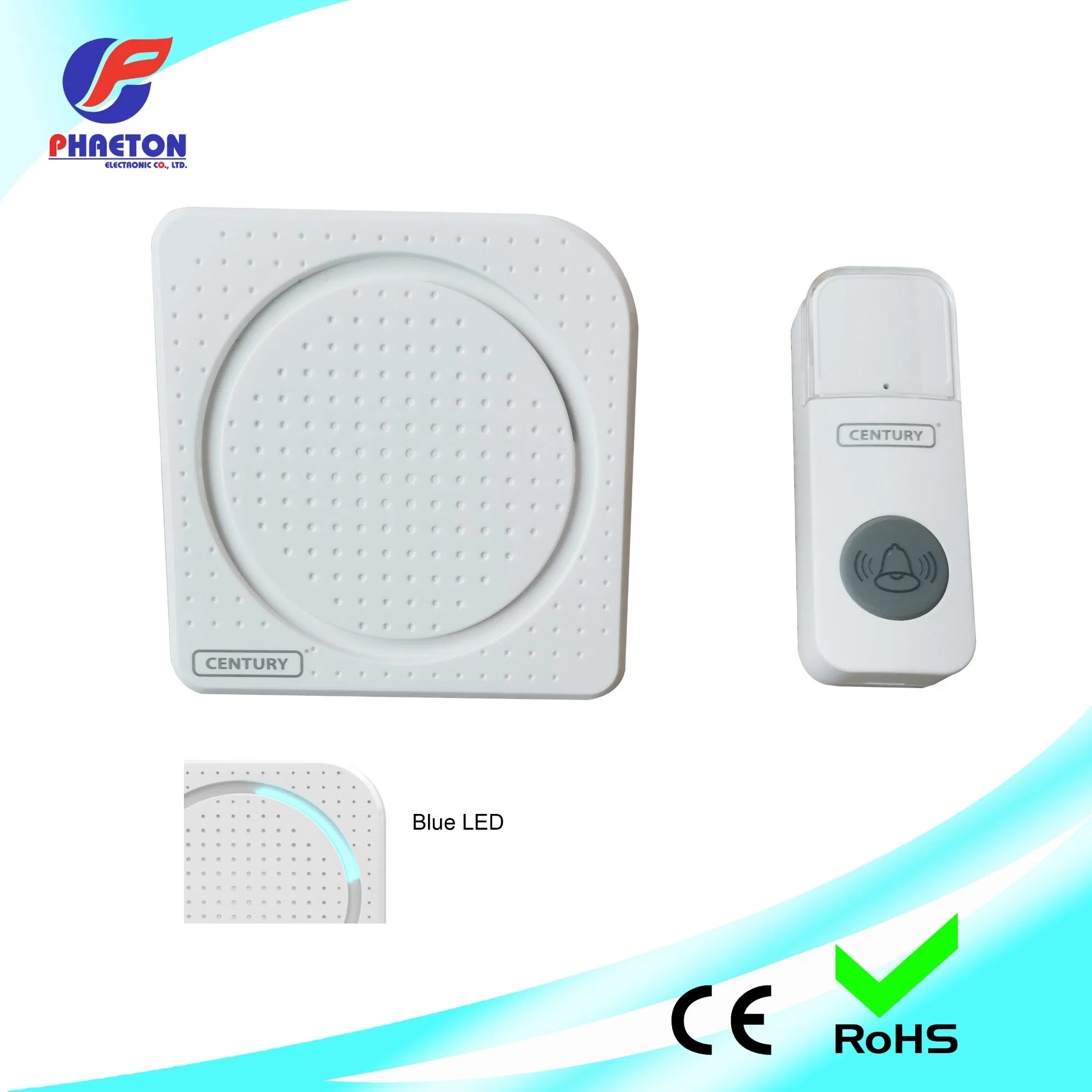 90-240V AC Plug-in E602 Wireless Doorbell