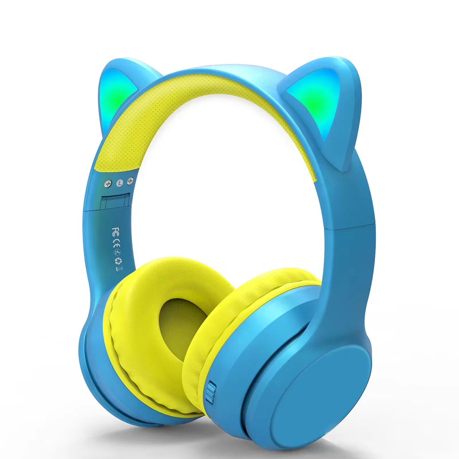 Детские беспроводные наушники с микрофоном и контролем громкости