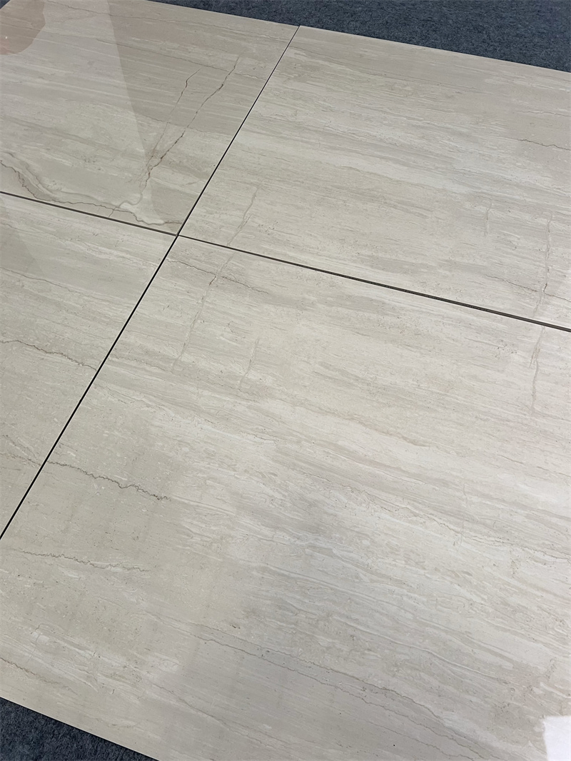 Elegant Beige Glossy Polished 600X600mm Marble Floor Tile