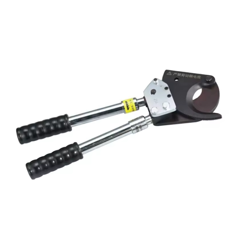 Alloy Steel Ratcheting Cable Cutter Easy-to-Use Industrial Grade Copper & Aluminum Wire Cutters