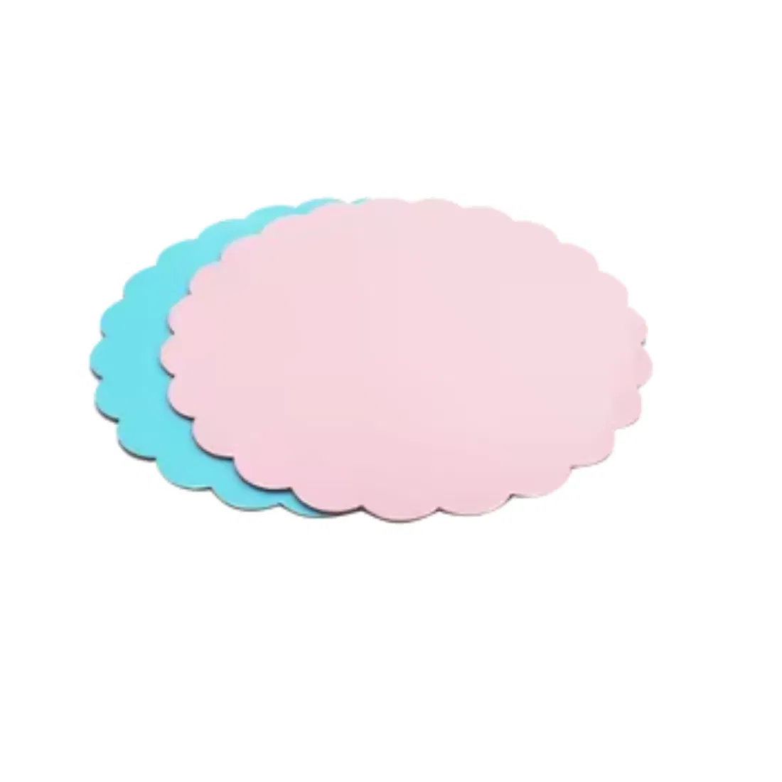 Round Mini Logo Custom Gold Thick Rectangle Silver Sheet Small Foil Thin PVC Color Hard Greaseproof Heart 2mm Coated Cake Board