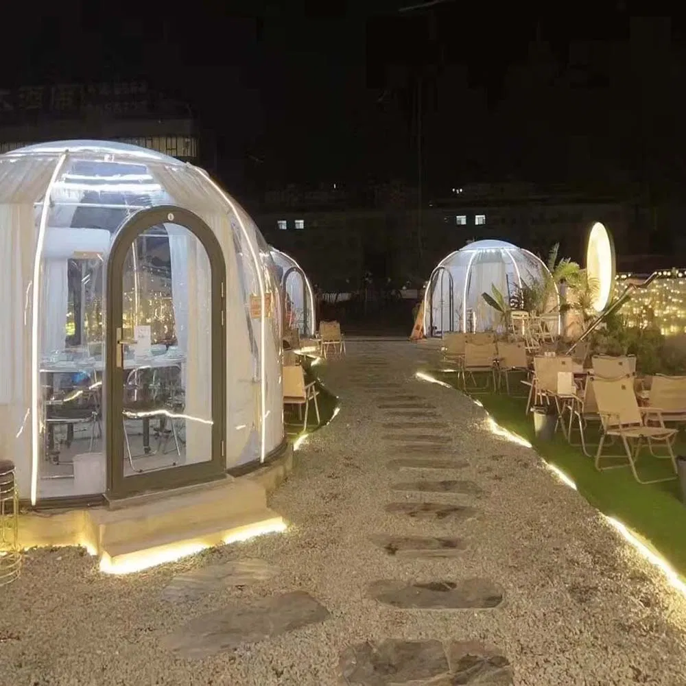 Prefabricated Housing Fashion Latest Design Holiday Bubble Tent Transparent Chinese Manufacturer Custom Dome House