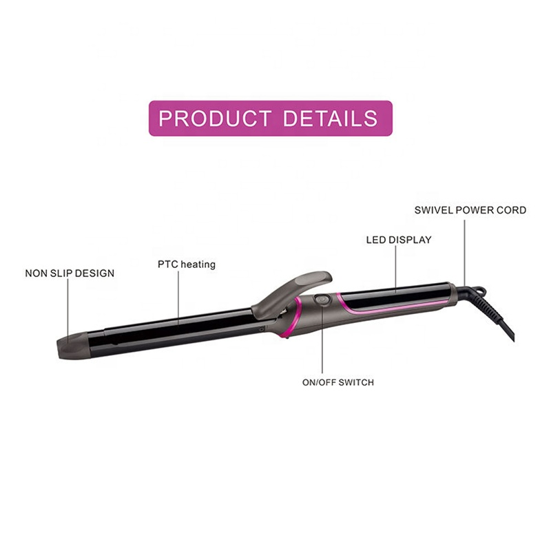 360 Ceramic Ionic LED Curling Iron Waver Electric Hair Salon Hair Curlers