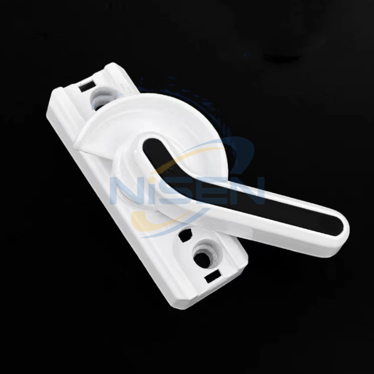 Nisen Wholesale Price UPVC Sliding Window Crescent Lock with Handle
