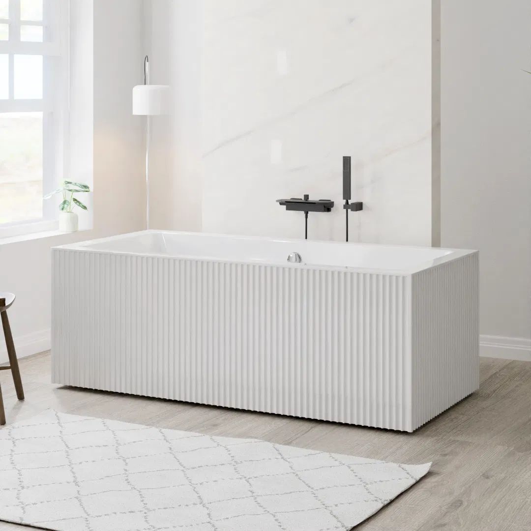 Акриловая ванна для замачивания с полосатым дизайном