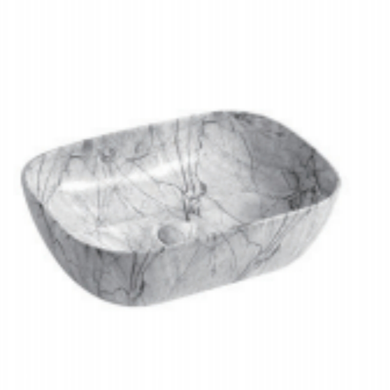 Chanda Luxurious Bathroom Ceramic Lavabo Water Transfer Basin Sink