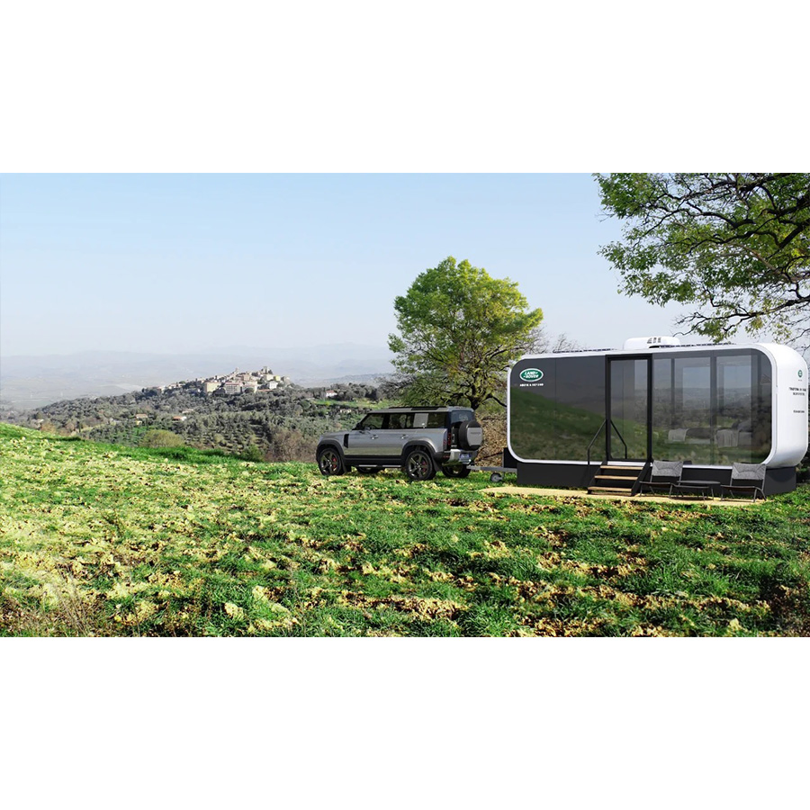 New Manufacturer Fashion 2 Story Homes Modern Modular House Apple Capsule Glass Houses
