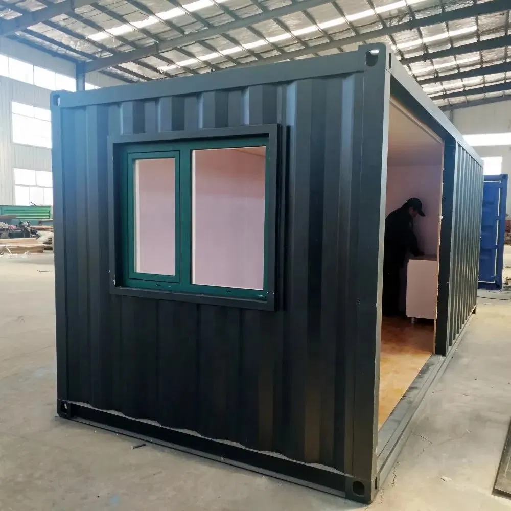 One Stop 20FT Ready Cabin Prefabricated Modern Villa Shipping Life Modern Glass Modular Kitchen Bathroom Affordable Container House