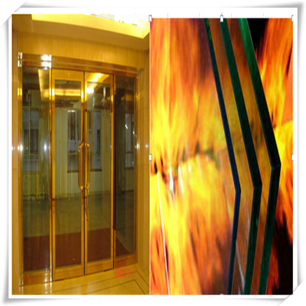 Fireproof Glass Heatproof Insulating Glass Fire Resistant Glass for Public Places