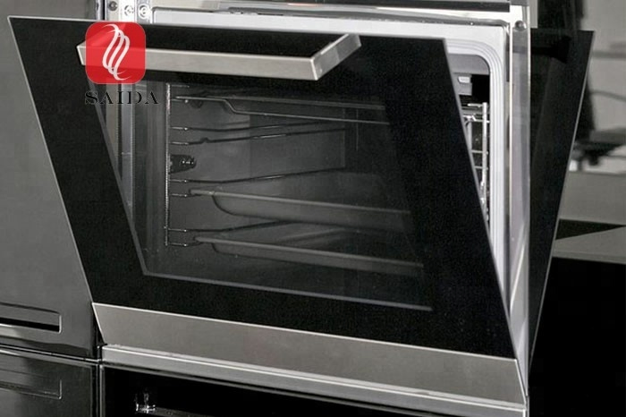4mm 5mm 6mm Kitchen Appliance Heat-Resistant Oven Door Tempered Glass