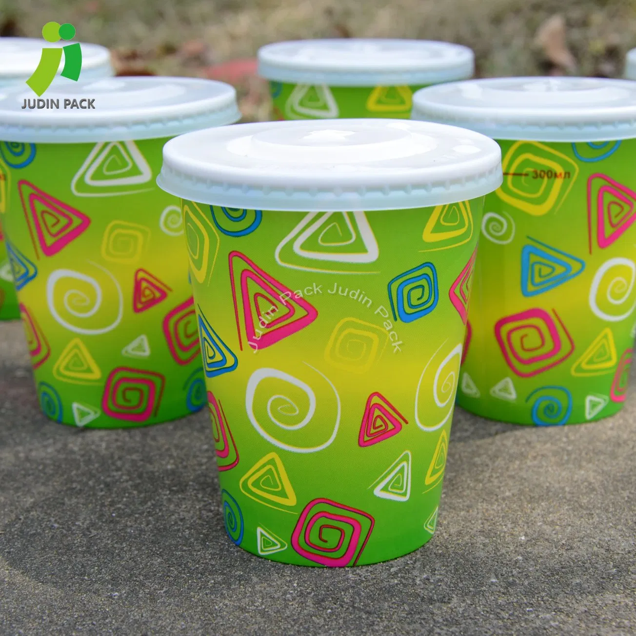 Disposable Single Wall Paper Cup for Cold Drink Juice