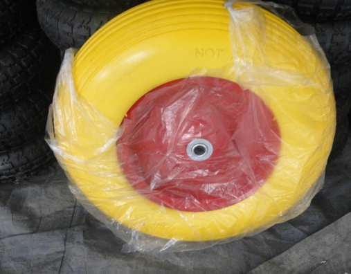 4.00-8 PU Foam Filled Wheelbarrow Wheel