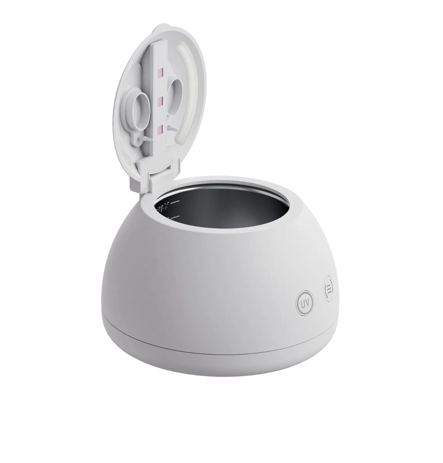 Invisalign Retainer Mouthguard Mini 250ml Ultrasonic Ultrasound Cleaner 28W with UV Sterilization