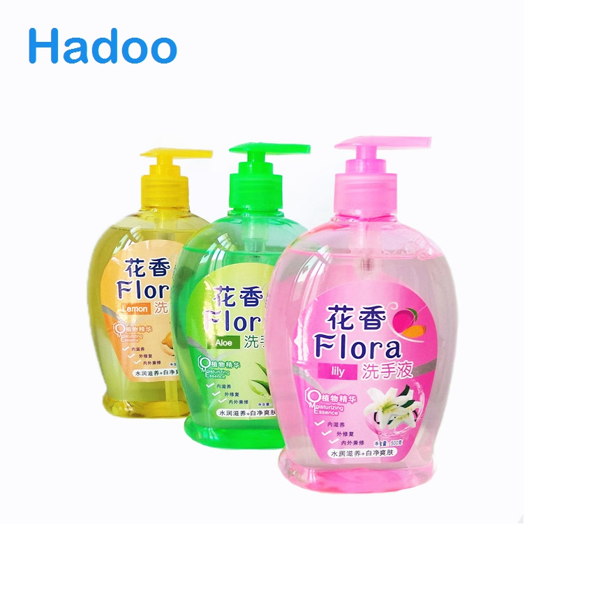 17oz Green Pink Liquid Hot Sale Scent Hand Wash Liquid Soap OEM