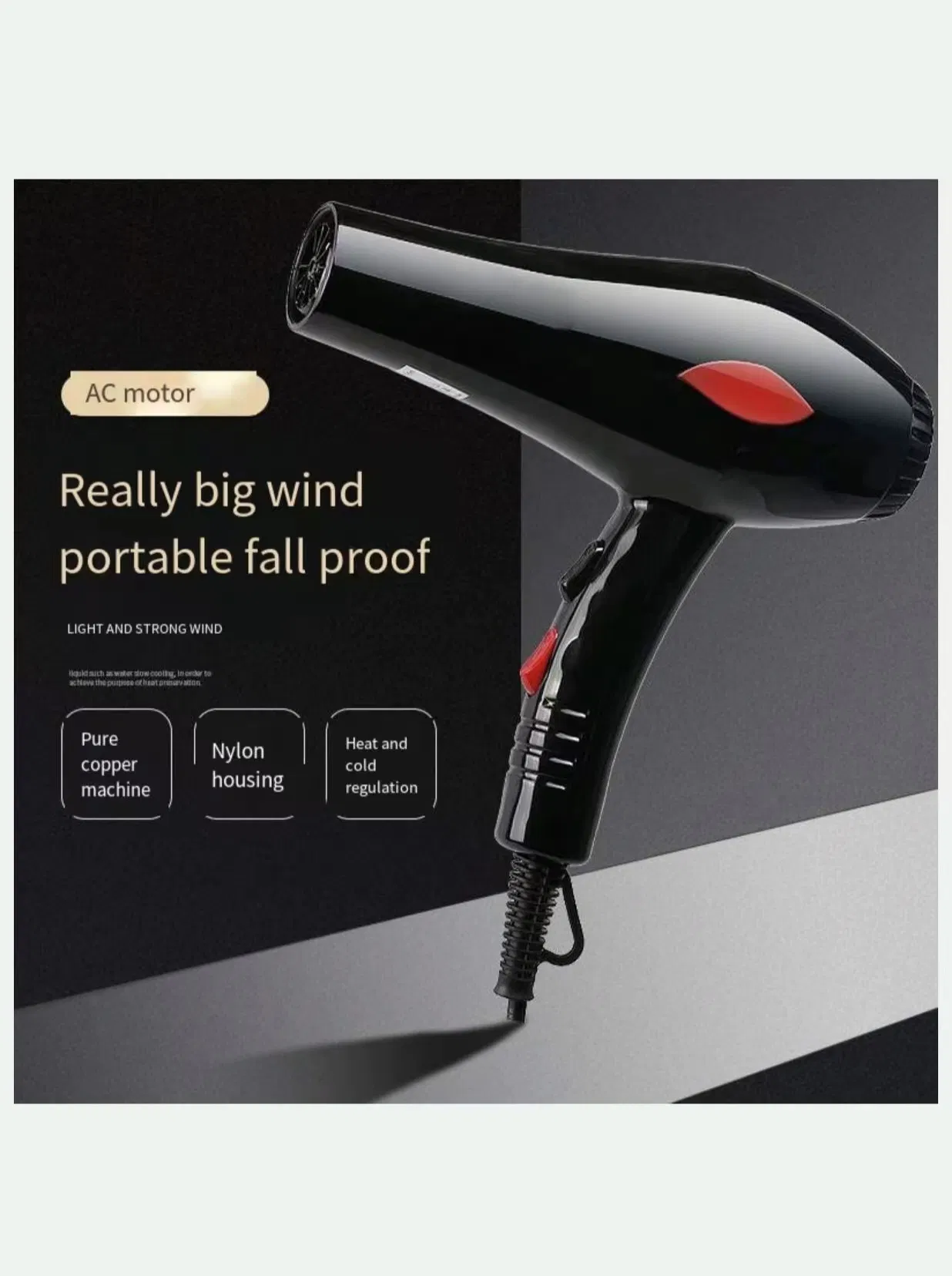 Best Hairdryer with High Power for Beauty Salon Appliance
