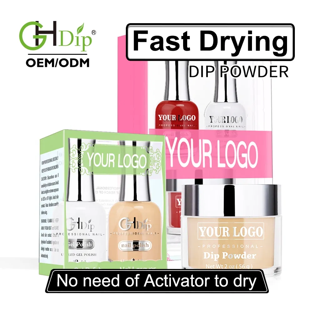 Nude Color Fast Drying Dipping Powder Match Gel Polish