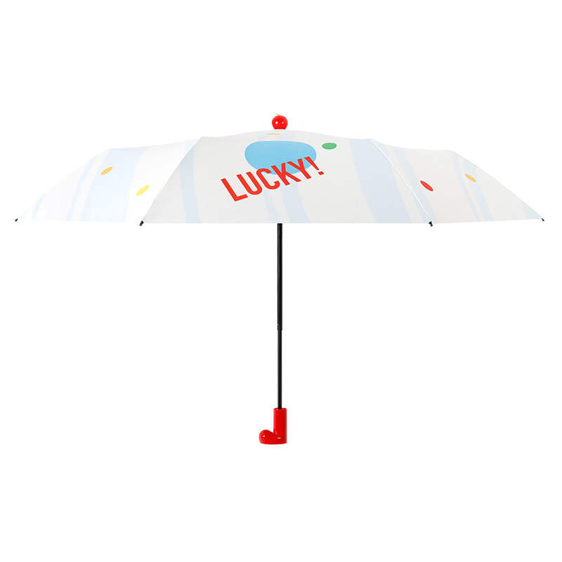 Durable Wholesale Student Cute Folding Umbrella for Sunny and Rainy Days