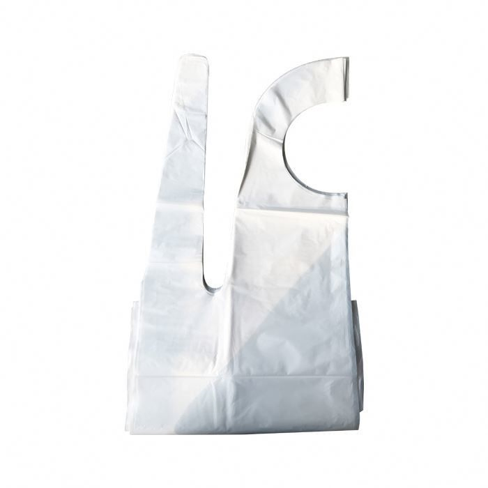 100%Biodegradable Compostable Apron, Disposable Pbat PLA Cornstarch Plastic Apron