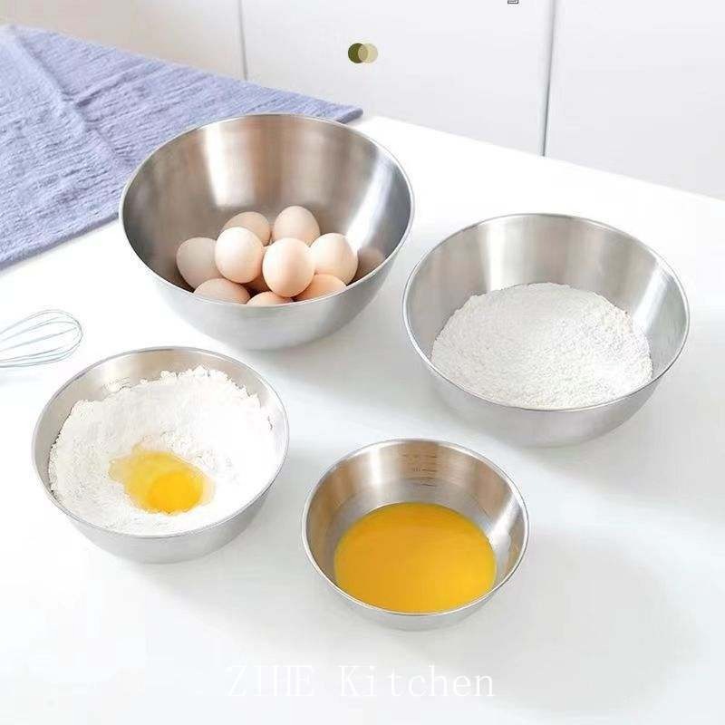 Thickened Stainless Steel Salad Basin Japanese Cooking Household Scale Basin