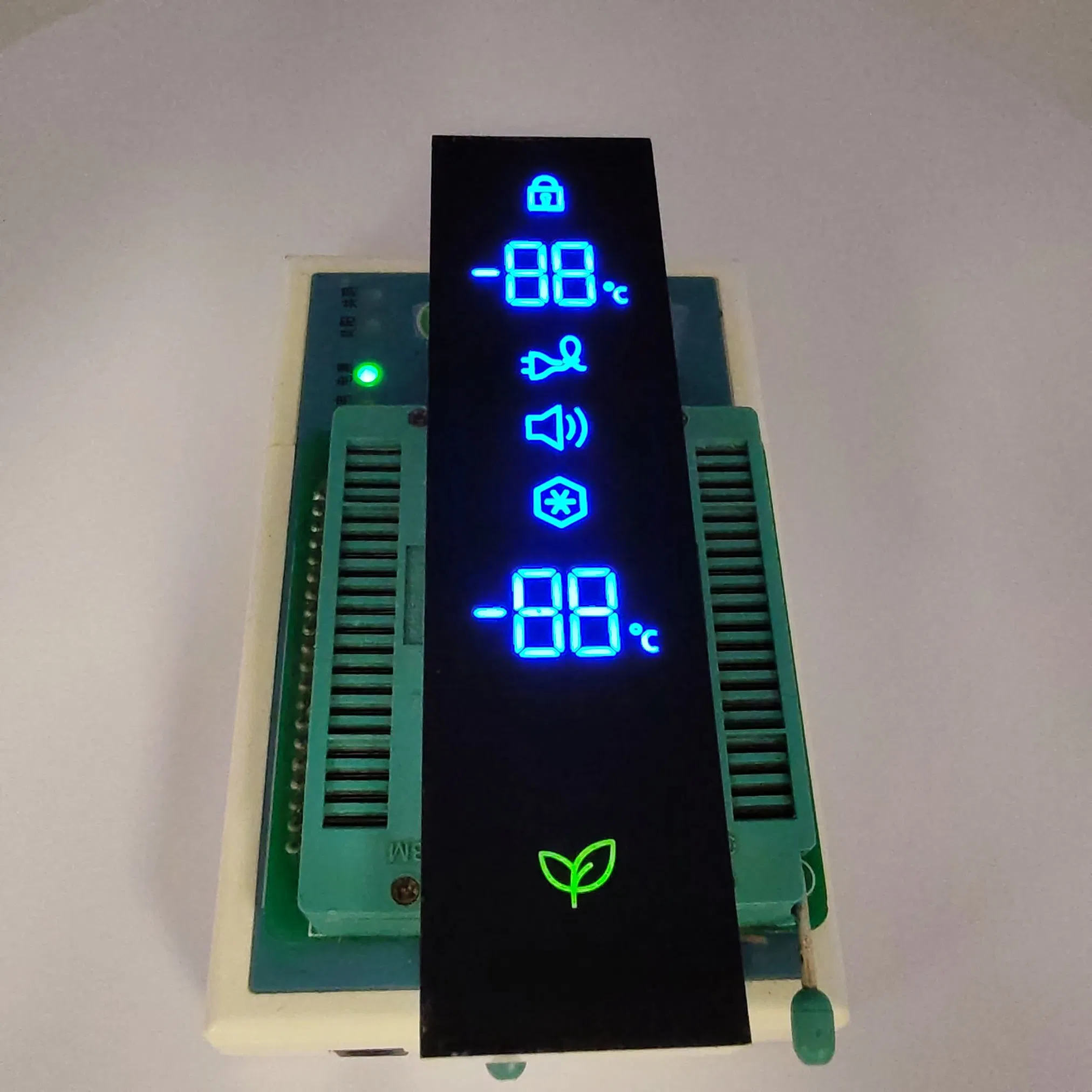 7-Segment LED Display Blue/Green for Refrigerator Controllers