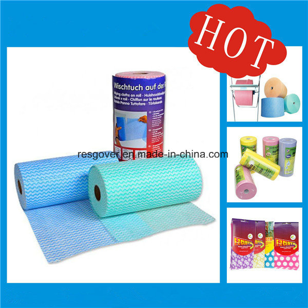 Viscose Polyester Spunlace Non Woven Disposable Kitchen Towel