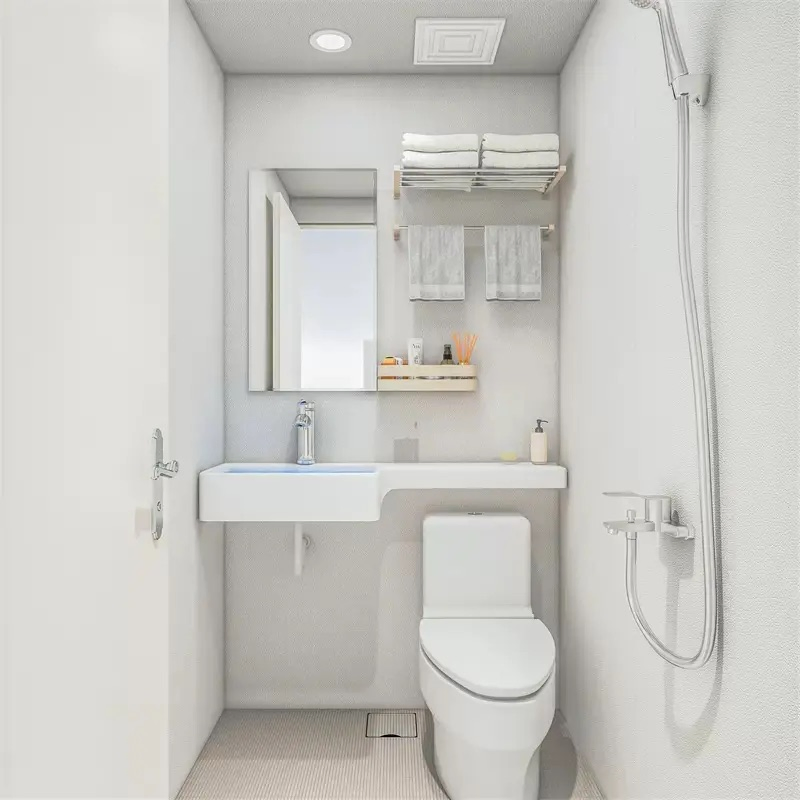 Tongnai Quick Drainage Ventilation for Dry, Clean and Hygienic Bathroom Facilities System Complete Bathroom
